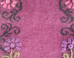 Burgundy Ana Scarf alpaca